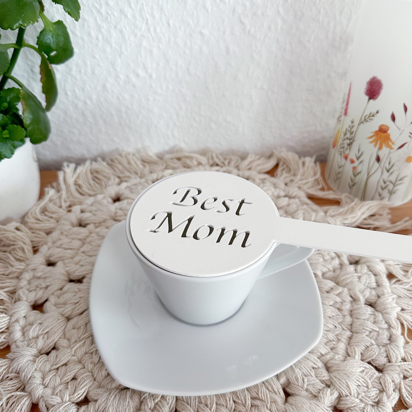Coffee Stencil Best Mom