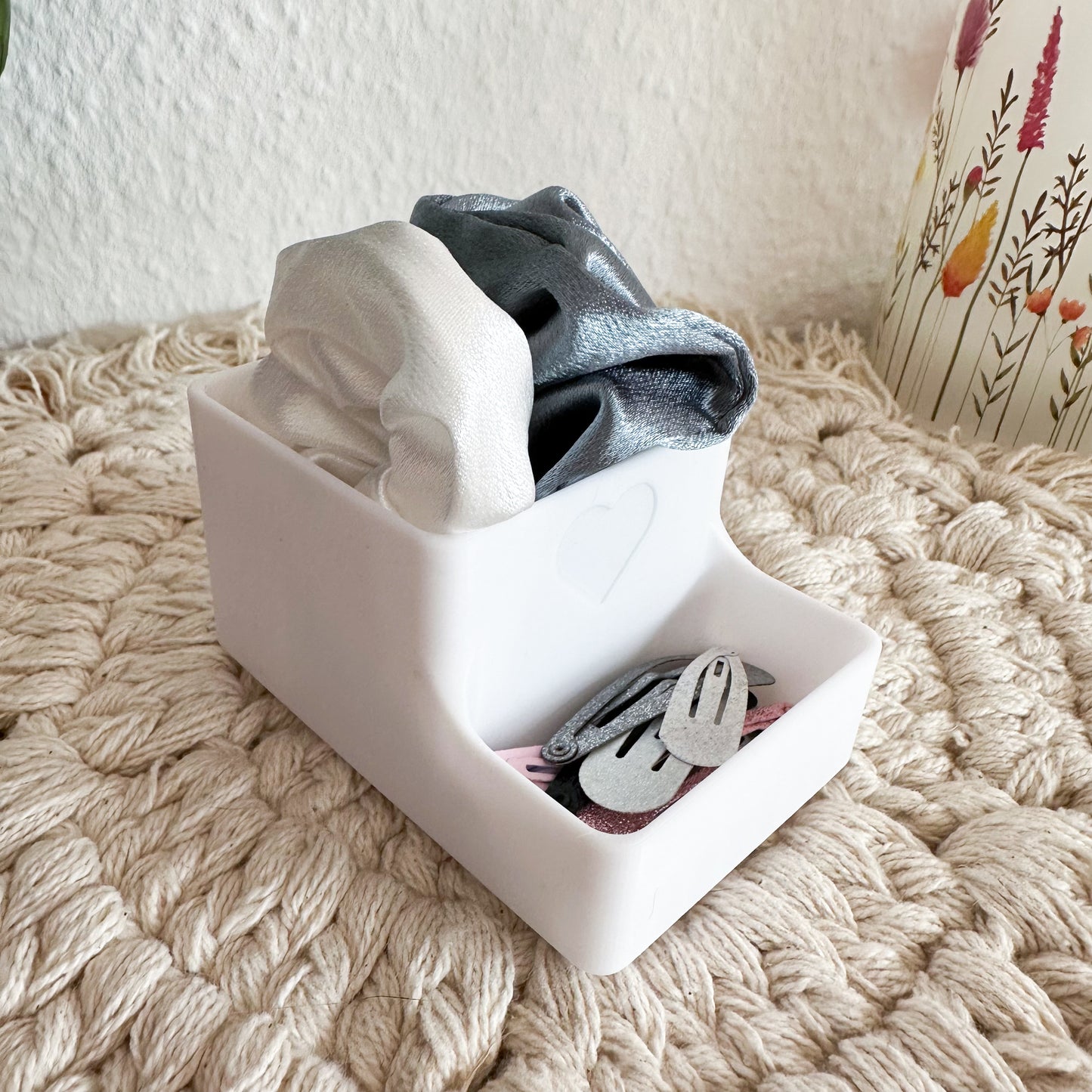 Detailansicht: 3D-gedruckte Aufbewahrungsbox für kleine Accessoires