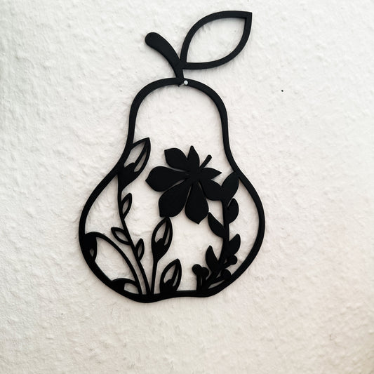 Birnen Deko Wandbild – PLA 3D-Druck in verschiedenen Farben