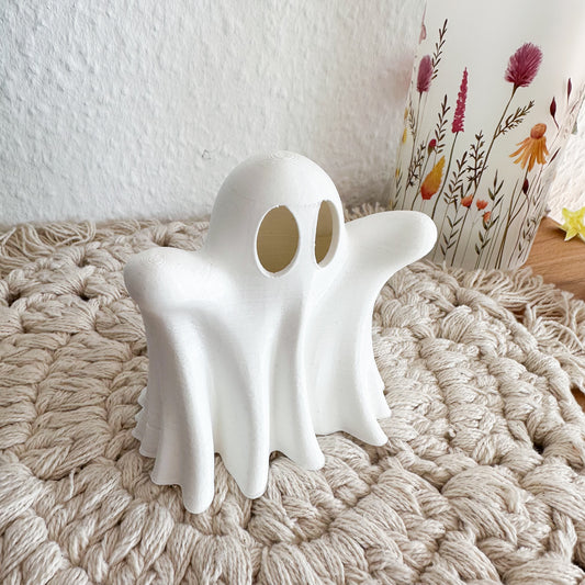 Niedliches Gespenst aus dem 3D-Drucker – ideal für Fensterbank oder Regal