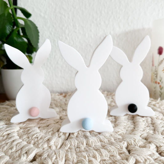 Mehrteilige Osterdeko – PLA Hasenfiguren für Frühling & Ostern