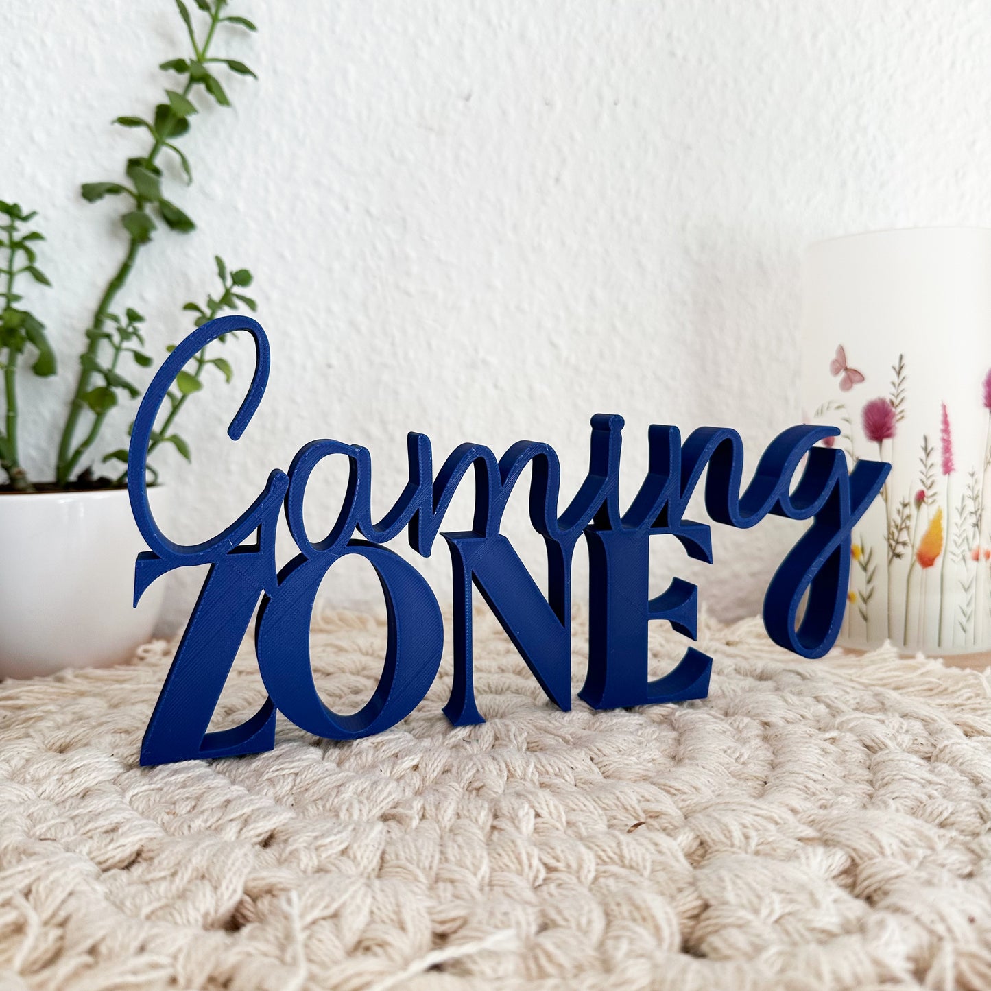 Gaming Zone Deko Aufsteller aus PLA – 3D-gedruckte Deko für Gamer