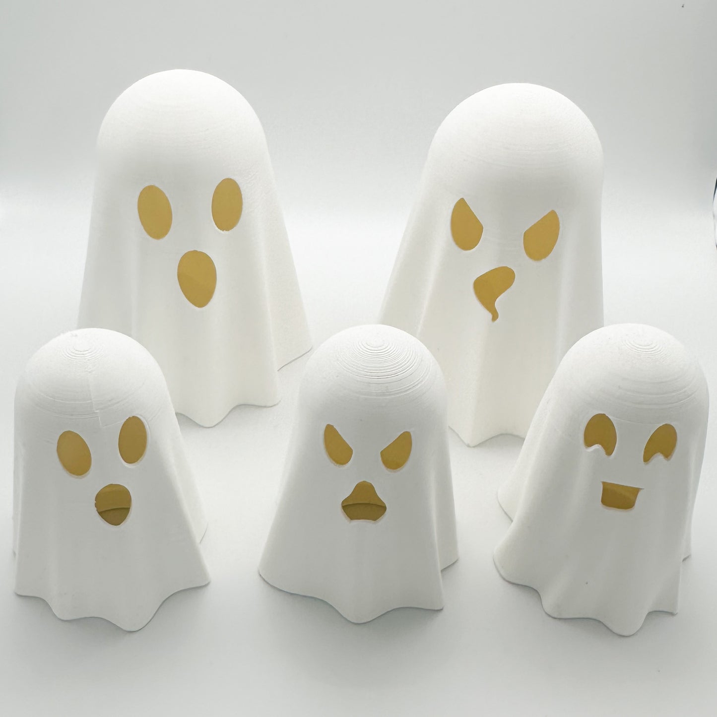 Süße Gespenster Figuren im Set – Herbst- und Halloween Deko