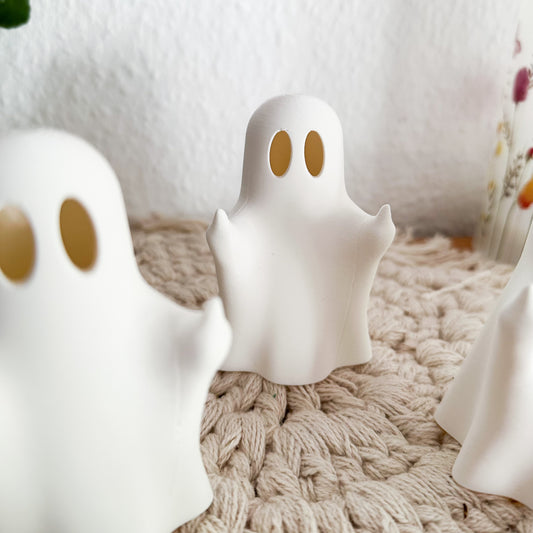 Freche Halloween Deko – PLA Gespenst zeigt Mittelfinger