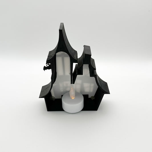 Halloween Gruselhaus – Tisch- und Fensterbank Deko aus dem 3D-Drucker