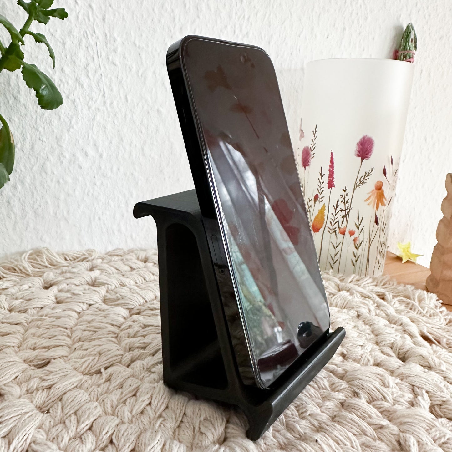 Handyhalter mit Smartphone – kompatibel mit allen Geräten
