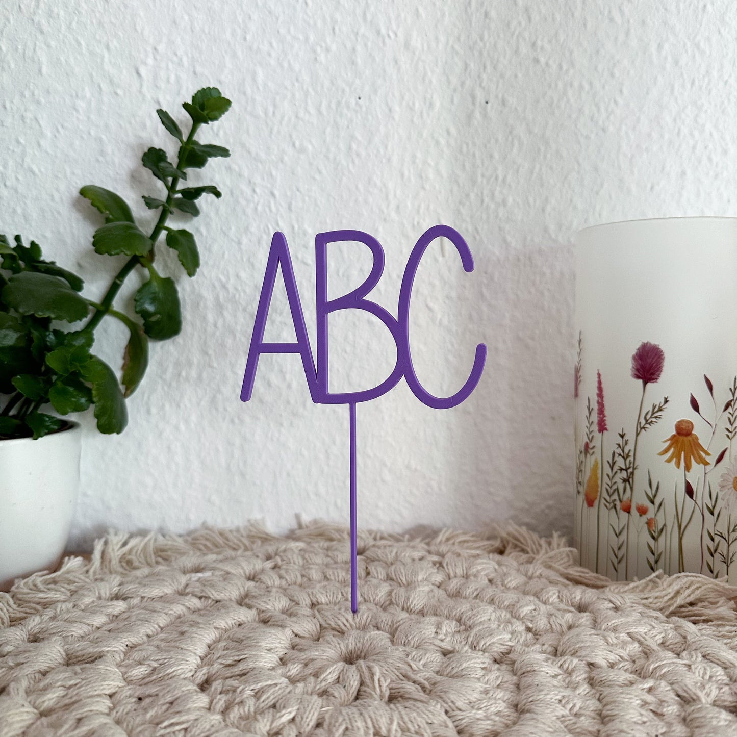 ABC - Caketopper Einschulung