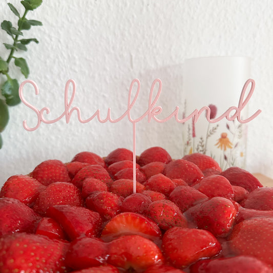 Schulkind - Caketopper Einschulung