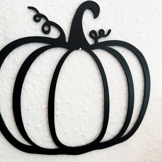 Herbst Wanddeko Kürbis – stilvoller 3D-Druck für Fenster oder Tür