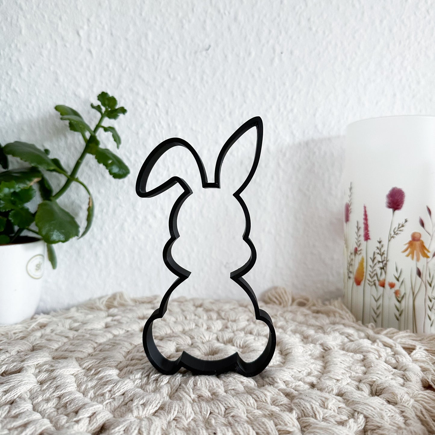 PLA Wanddeko Ostern – stilvolle Line Art Osterhasen