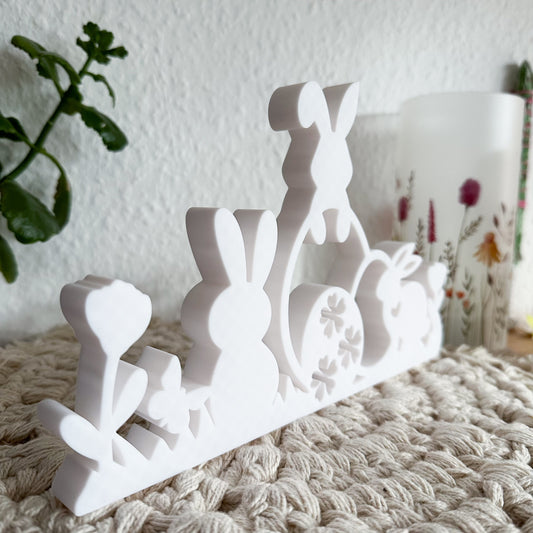 Dekorativer Schriftzug Ostern – perfekt für Tisch oder Regal