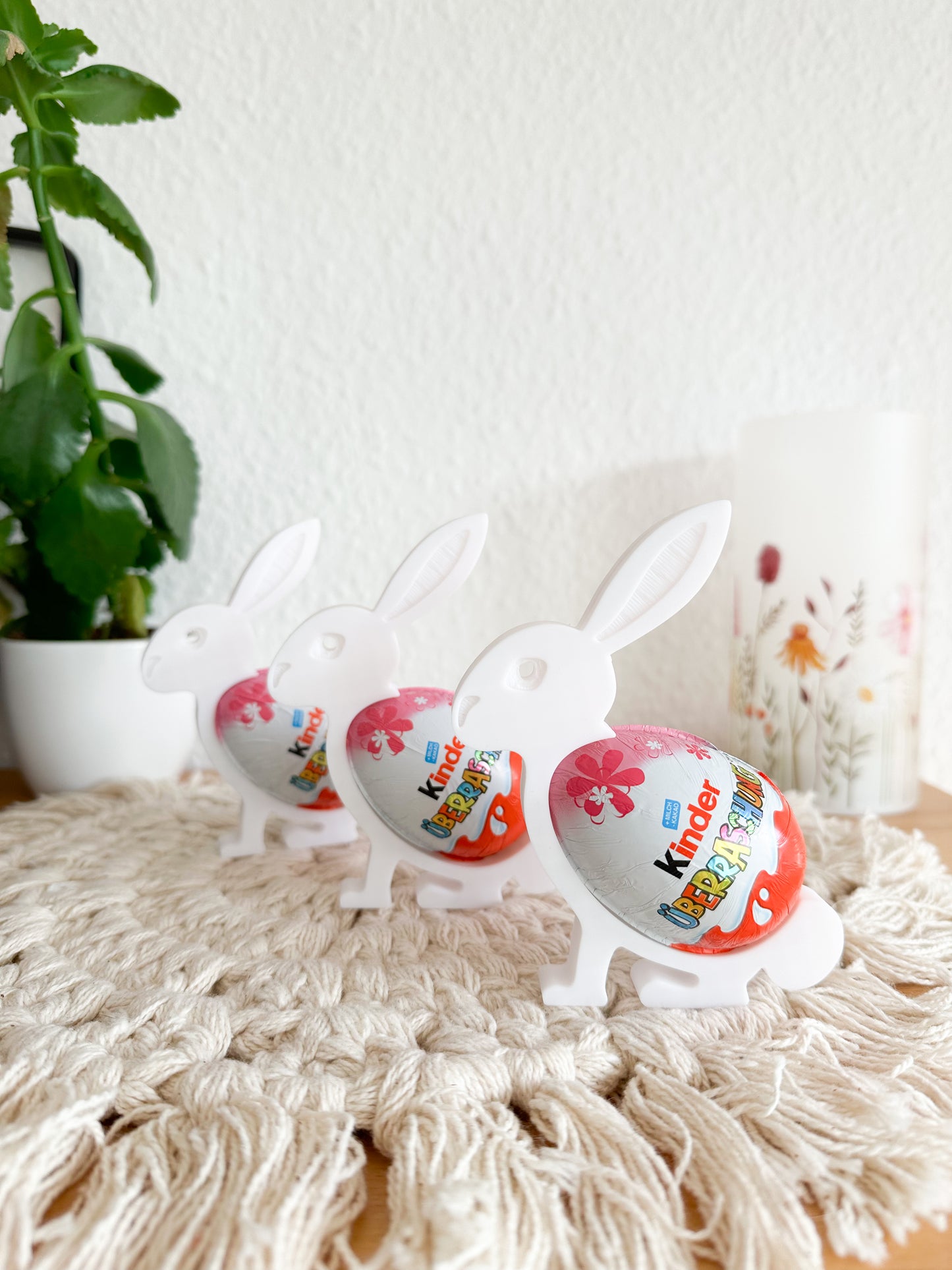 Osterhase mit Ostereiern – 3D-gedruckte Dekofigur aus PLA