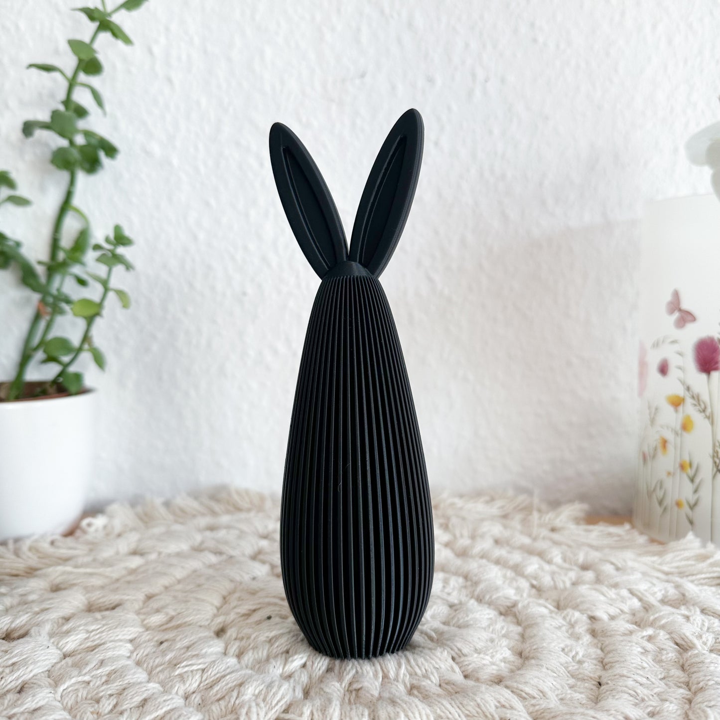 Osterhase Figur 2 aus PLA – 3D-gedruckte Dekofigur im modernen Design