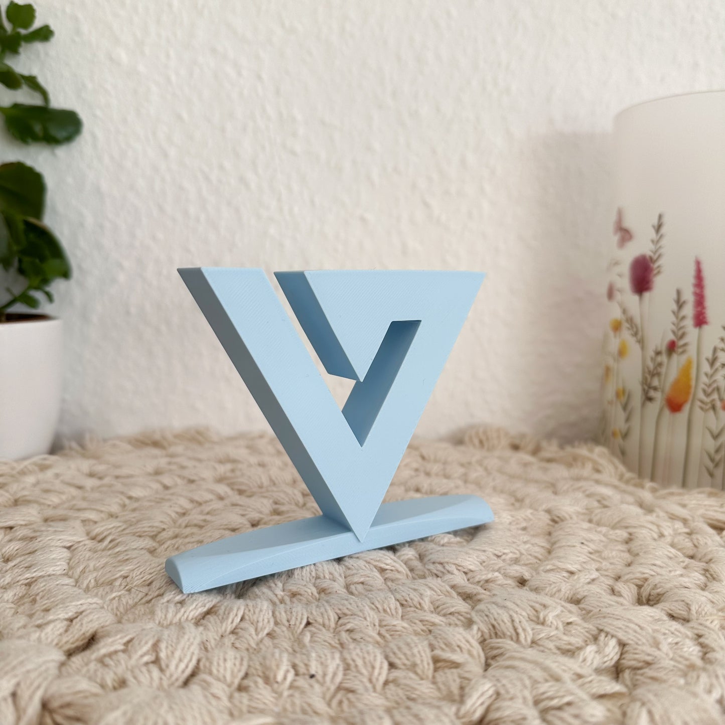 3D-gedruckter Fanartikel mit SEVENTEEN Logo – plastikfrei verpackt