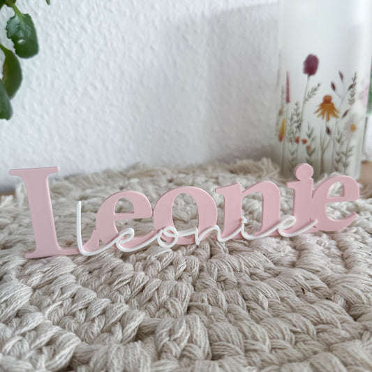 Namensschild für Kinderzimmer – individuelles PLA Türschild