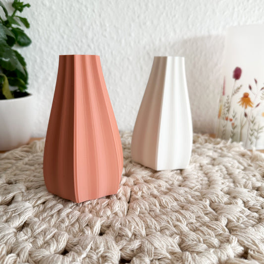 Minimalistische Deko Vase Luna – modernes Design aus dem 3D-Drucker