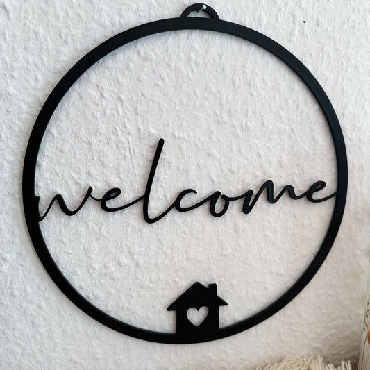 PLA Türschild Welcome – stilvolle Eingang Deko modern