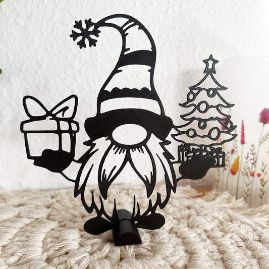 Weihnachtswichtel Figur – nachhaltige PLA Deko für Tisch & Regal