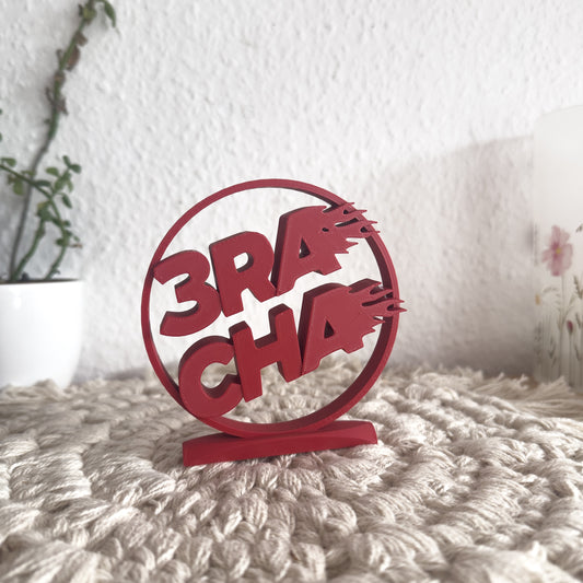 3RACHA Logo Standee aus 3D-Druck für Stray Kids Fans