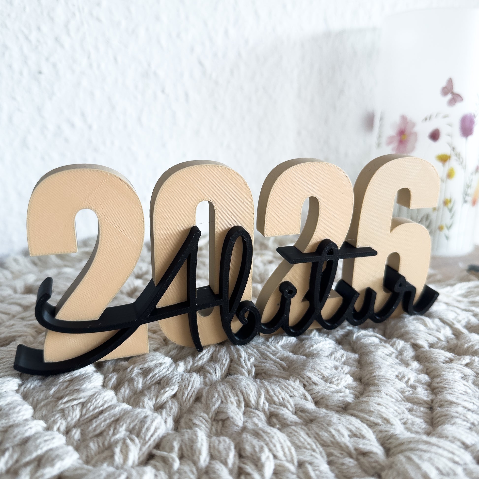 abi 2026 tischdeko schriftzug