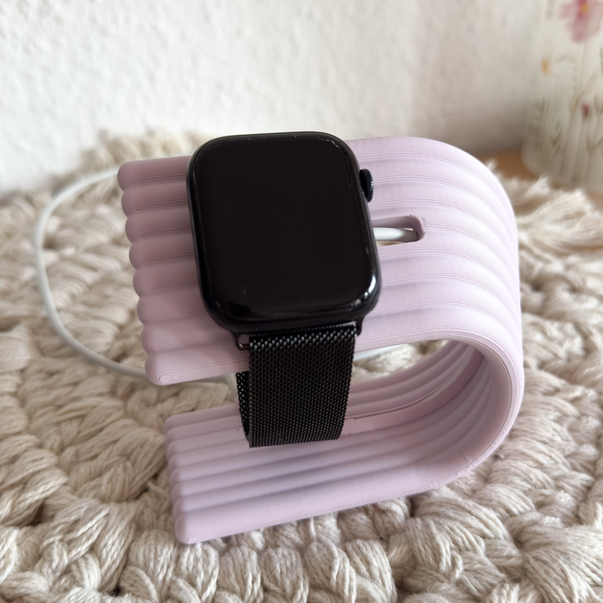 Apple Watch Ladehalter 3D Druck Stand Kabelmanagement