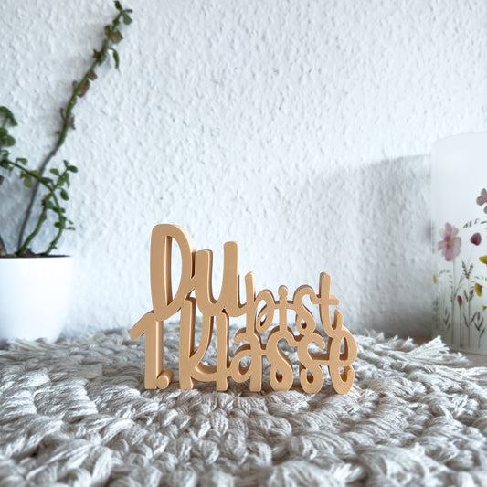 du bist 1 klasse aufsteller einschulung