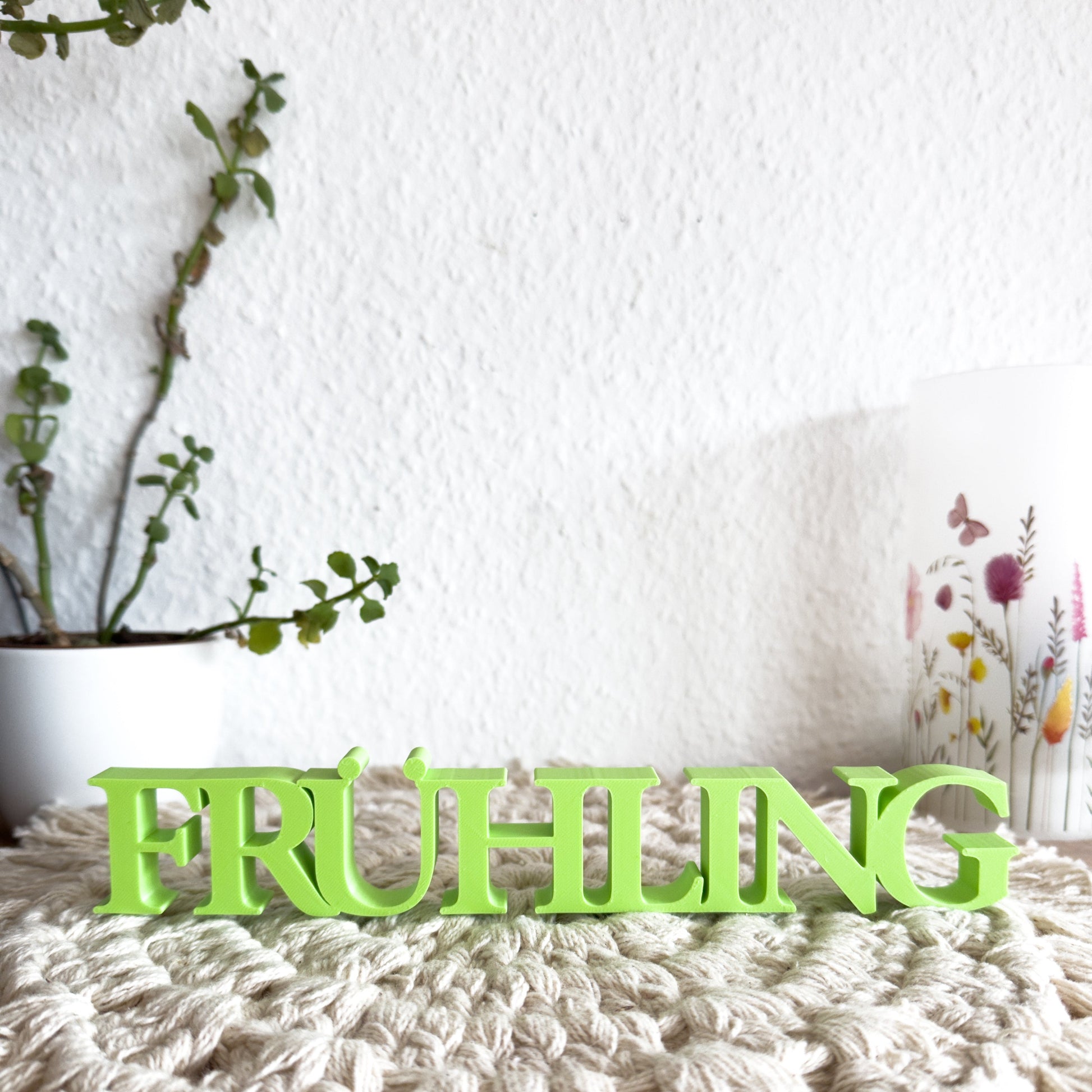 Frühling Deko Aufsteller aus 3D-Druck