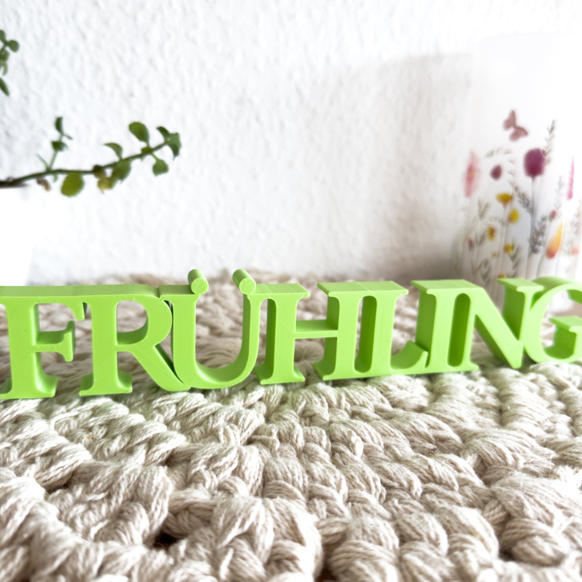 Moderne Frühlingsdeko aus nachhaltigem PLA