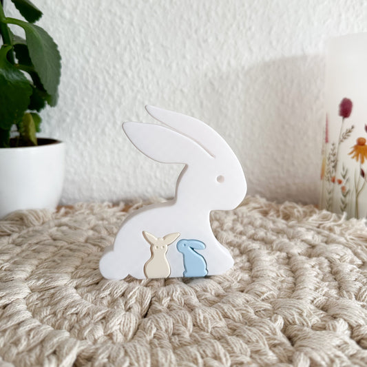 Decorative rabbit puzzle