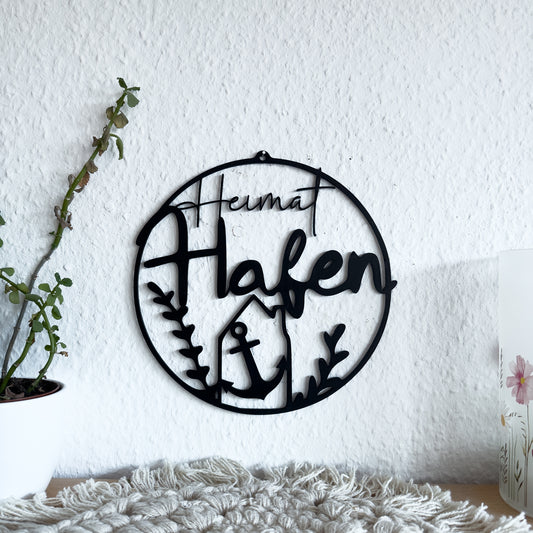 heimathafen wandbild 3d druck maritim