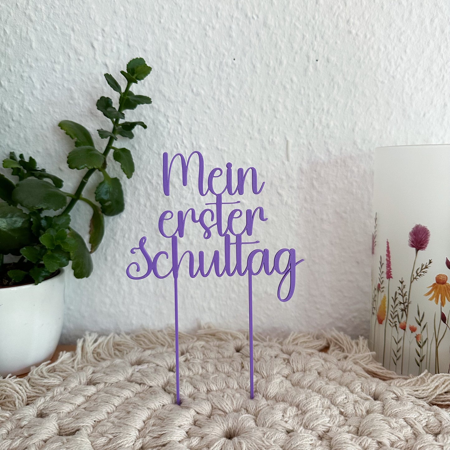 Mein erster Schultag - Caketopper Einschulung