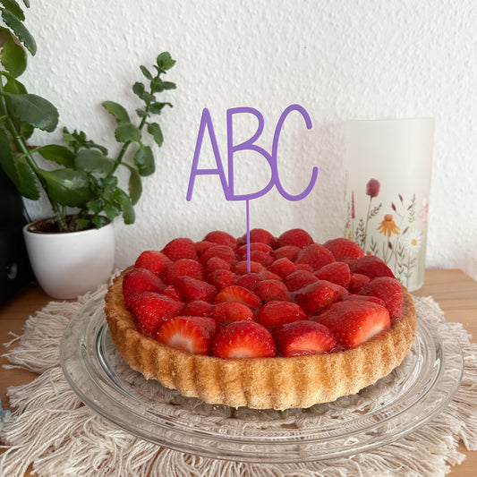 ABC - Caketopper Einschulung