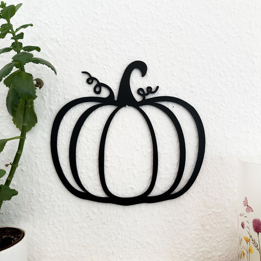 Kürbis Wandbild aus PLA – 3D-gedruckte Herbstdeko für die Wand