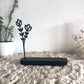 Fotohalter und Postkartenständer mit Blume