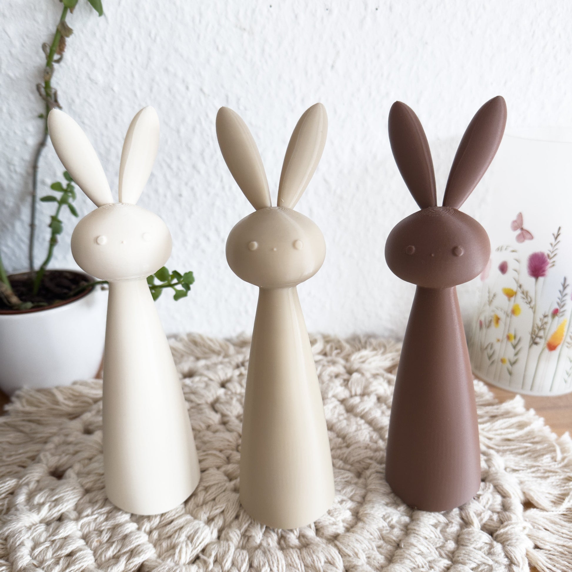 Osterhase Figur aus 3D-Druck als moderne Osterdeko