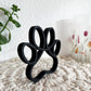 Paw line art decoration