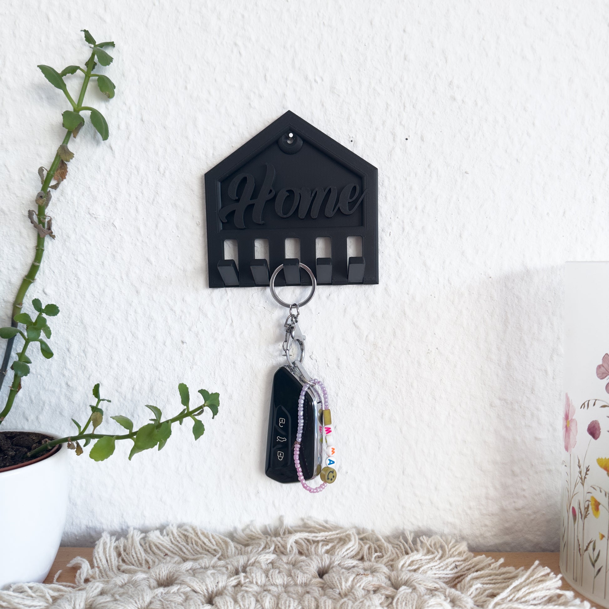 Schlüsselbrett Home aus 3D-Druck für den Flur