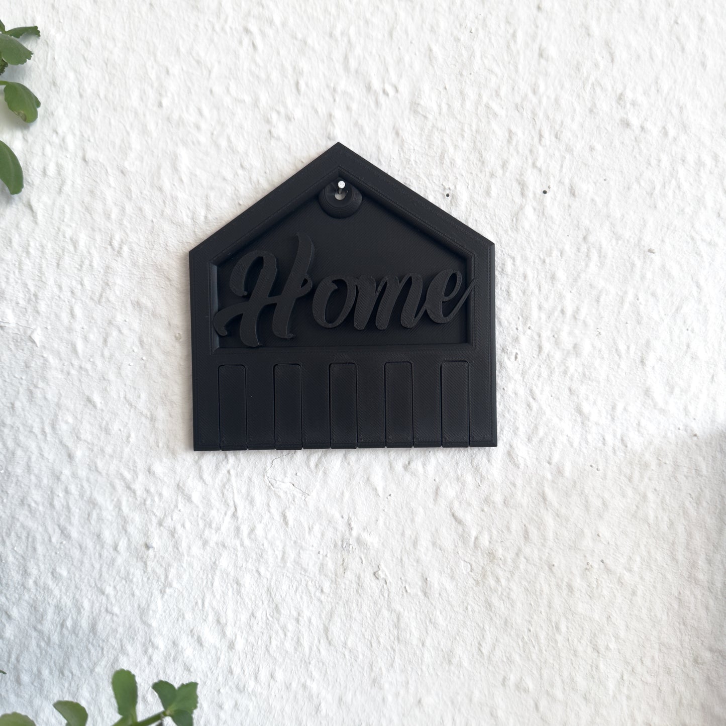Schlüsselhalter Home als Wanddeko im Eingangsbereich