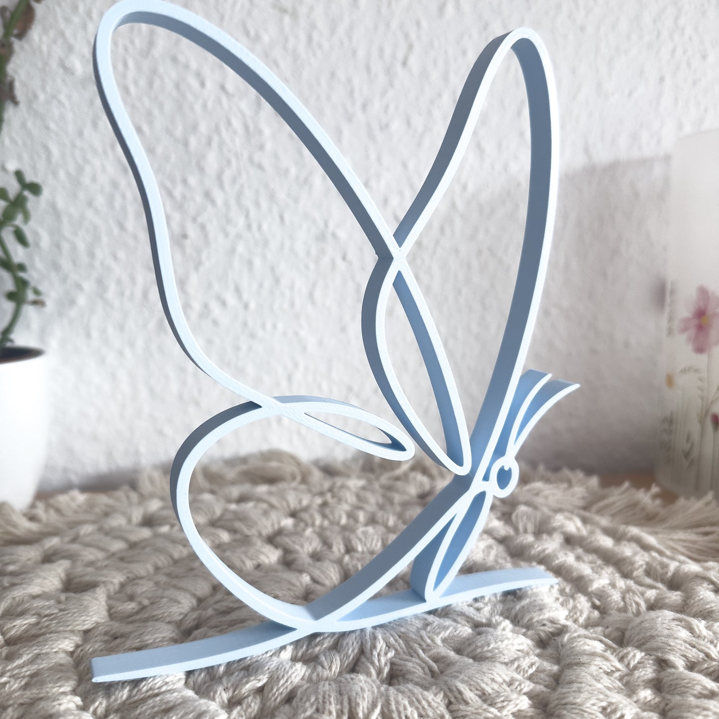 Minimalistische Schmetterling Wanddeko aus PLA