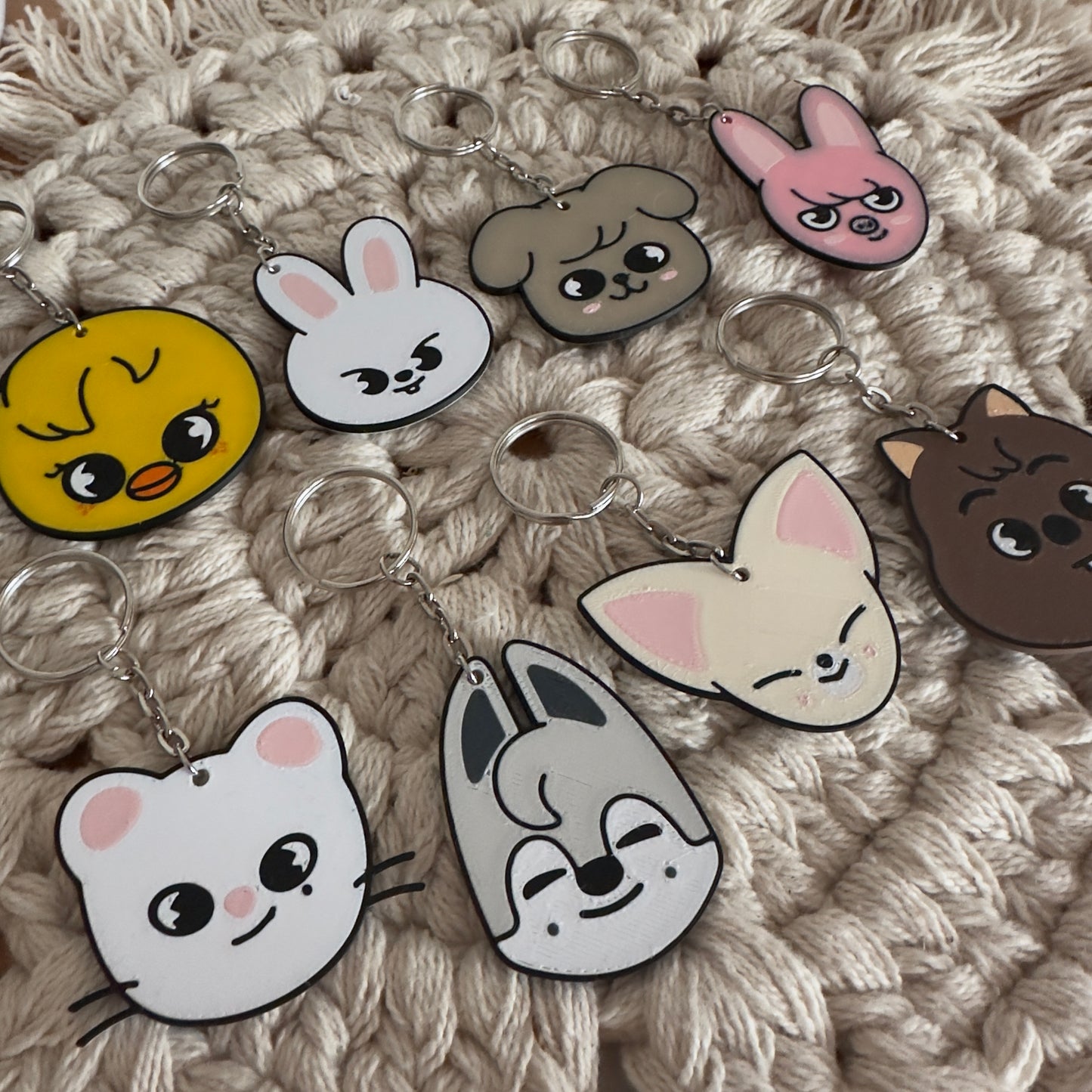 K-Pop SKZOO Keychain aus 3D-Druck