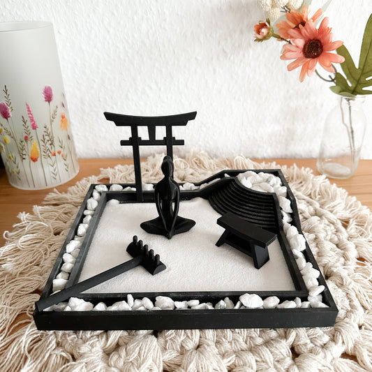 PLA Mini-Zengarten – Deko für Schreibtisch & Meditationsraum